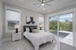 Guest Bedroom with Garden Views and Pool Access